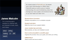 Desktop Screenshot of jgmalcolm.com
