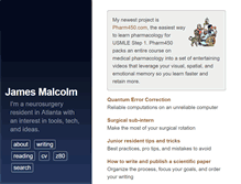 Tablet Screenshot of jgmalcolm.com